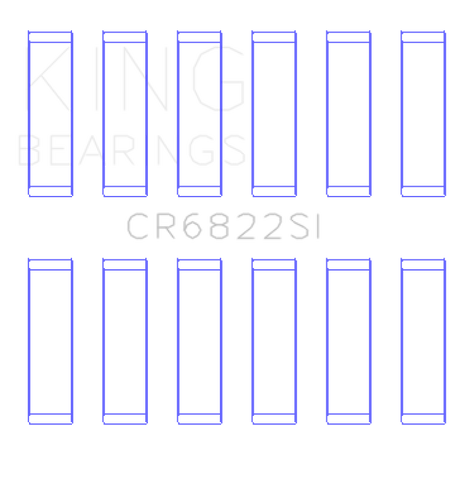 King Engine Bearings Chrysler 226 (3.7L) (Size +0.25mm) Connecting Rod Bearing Set