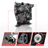 ANZO 21-23 Ford F150 LED Projector Headlight w/Switchback+Sequential - Black (Passenger Side Only)