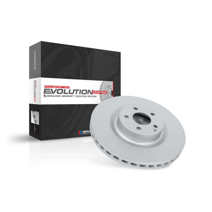 Power Stop 21-23 Ford Mustang Mach-E Front Evolution Coated Rotor