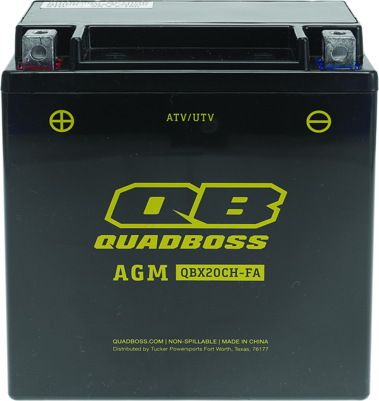 QuadBoss 10-20 Suzuki LT-A500F KingQuad Maintenance-Free AGM Battery