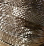 Stainless Steel FLAT Braid Sleeving 304 - 3/8" - length 50 ft USA MADE AC/DC WIRE AND SUPPLY