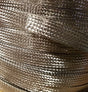 Stainless Steel FLAT Braid Sleeving 304 - 3/8" - length 15 ft USA MADE AC/DC WIRE AND SUPPLY