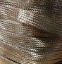 Stainless Steel FLAT Braid Sleeving 304 - 3/8" - length 12 ft USA MADE AC/DCWIREANDSUPPLY