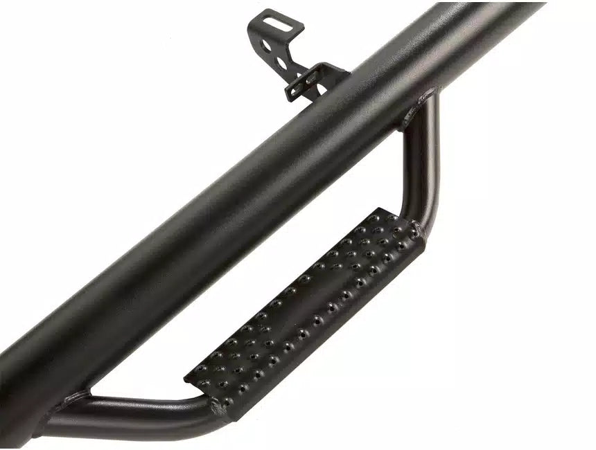 Rugged Ridge Spartan Nerf Bar Textured Black I '18- '24 Jeep JLU Wrangler 4 Door