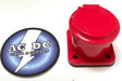 Hubbell HBLNCAR Single Pole Connector, Non-Met Cover, RED Camlock series 16 Hubbell