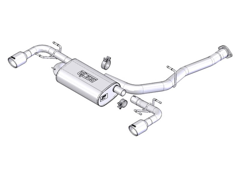 Borla 20-25 Toyota GR Supra ATAK Cat-Back Exhaust System w/ Chrome Tips Borla