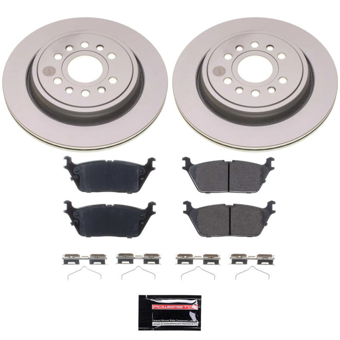 Power Stop 22-23 Jeep Grand Wagoneer Rear Z17 Coated Brake Kit