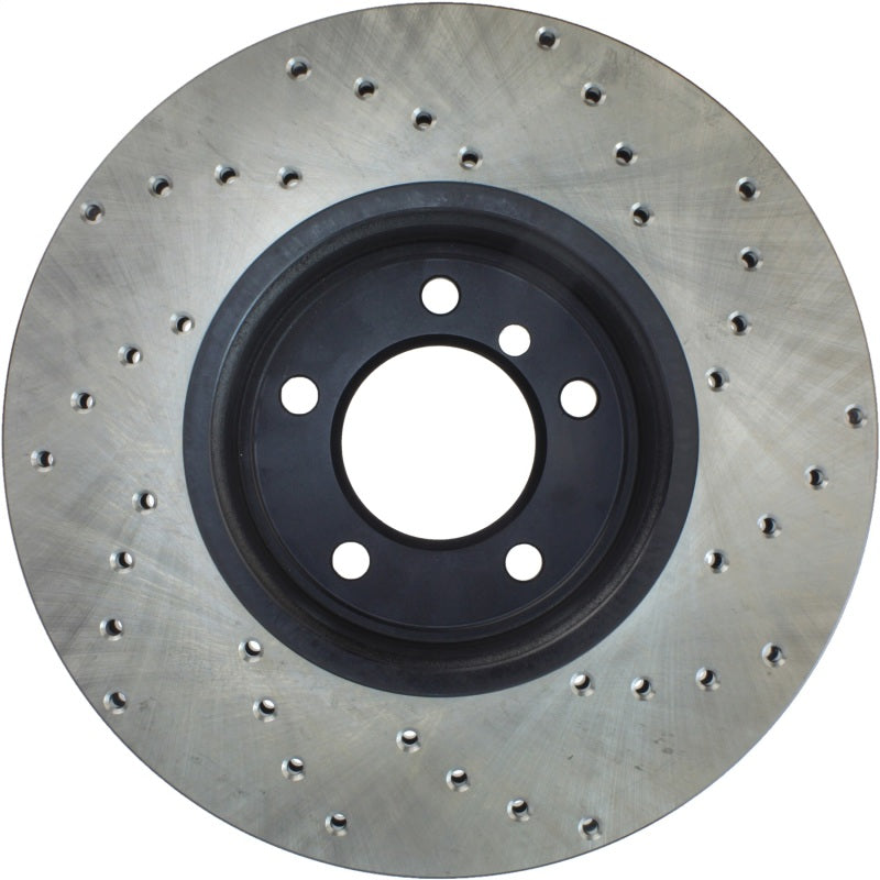 StopTech 09-10 BMW 535i xDrive SportStop Cryo Cross Drilled Front Right Rotor