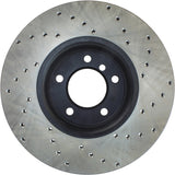 StopTech 09-10 BMW 535i xDrive SportStop Cryo Cross Drilled Front Right Rotor