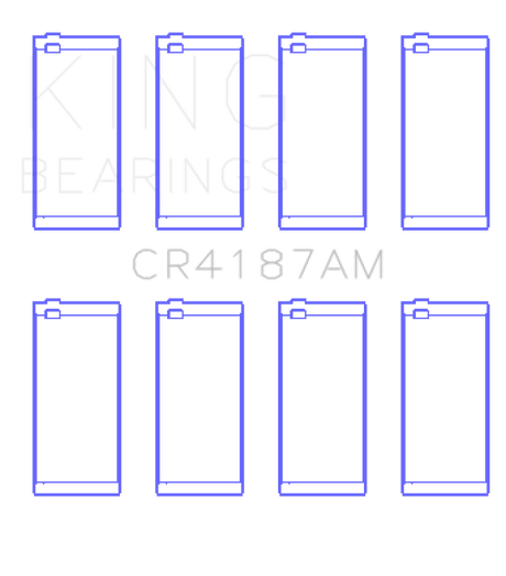King Engine Bearings Toyota 2Lt/3L (Size +0.50mm) Connecting Rod Bearing Set