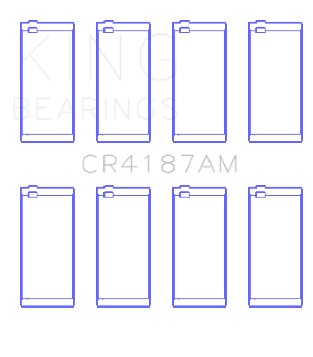 King Engine Bearings Toyota 2Lt/3L (Size +0.50mm) Connecting Rod Bearing Set