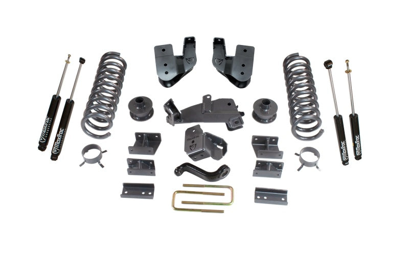 MaxTrac 14-18 RAM 2500 4WD 6in/3in MaxPro Coil Lift Kit w/Radius Arm Brkts & MaxTrac Shocks