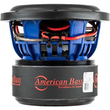 American Bass HD-844 8" 400W RMS Subwoofer DVC 4-Ohm