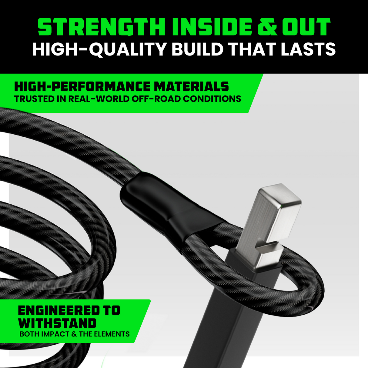 Heavy-Duty Bike Lock Set