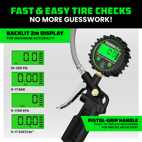 250 PSI Digital Inflator Gauge