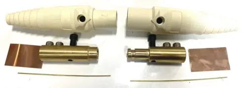 Hubbell SERIES 16 SINGLE POLE DEVICE (CAMLOCK) HBL300 White Male, Female Pair Hubbell