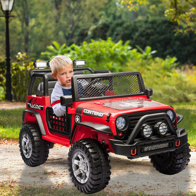 Adventure-Ready 2 Seater Electric Ride-On Jeep for Kids with Remote Control