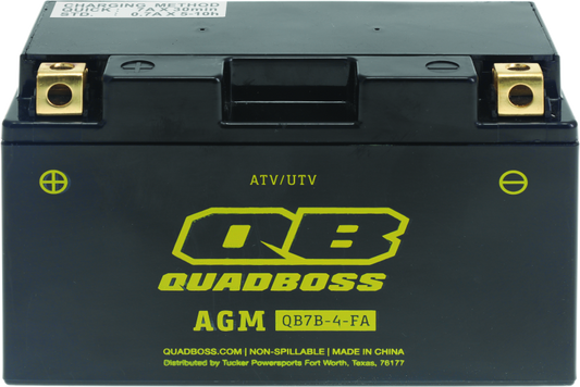 QuadBoss 08-15 Can-Am DS 450 X Maintenance-Free AGM Battery