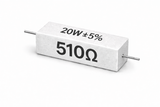 PANMILED 20W Cement Resistor, ±5% Ceramic Wirewound Power Resistor (15Ω–750Ω) High Watt Fixed Resistor TekShack
