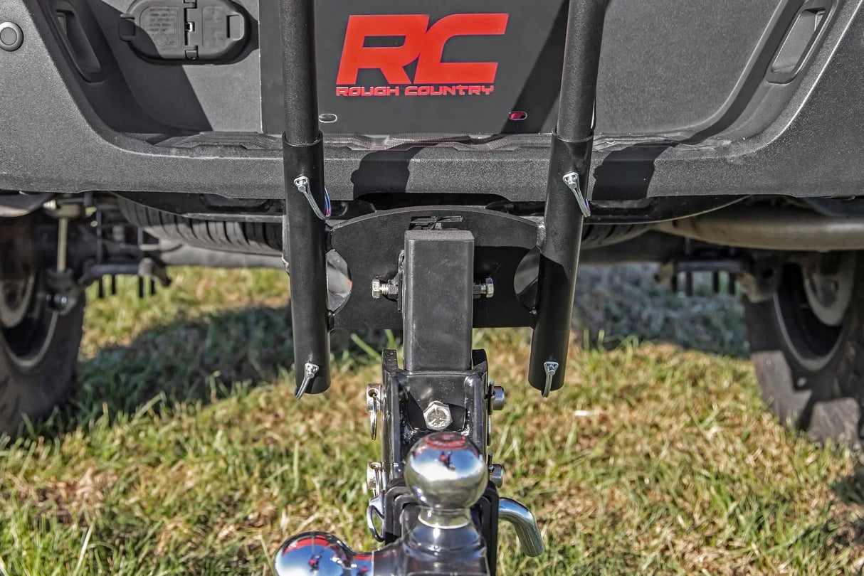 Rough Country Universal 2 Inch Hitch Dual Flag Pole Holder 117500