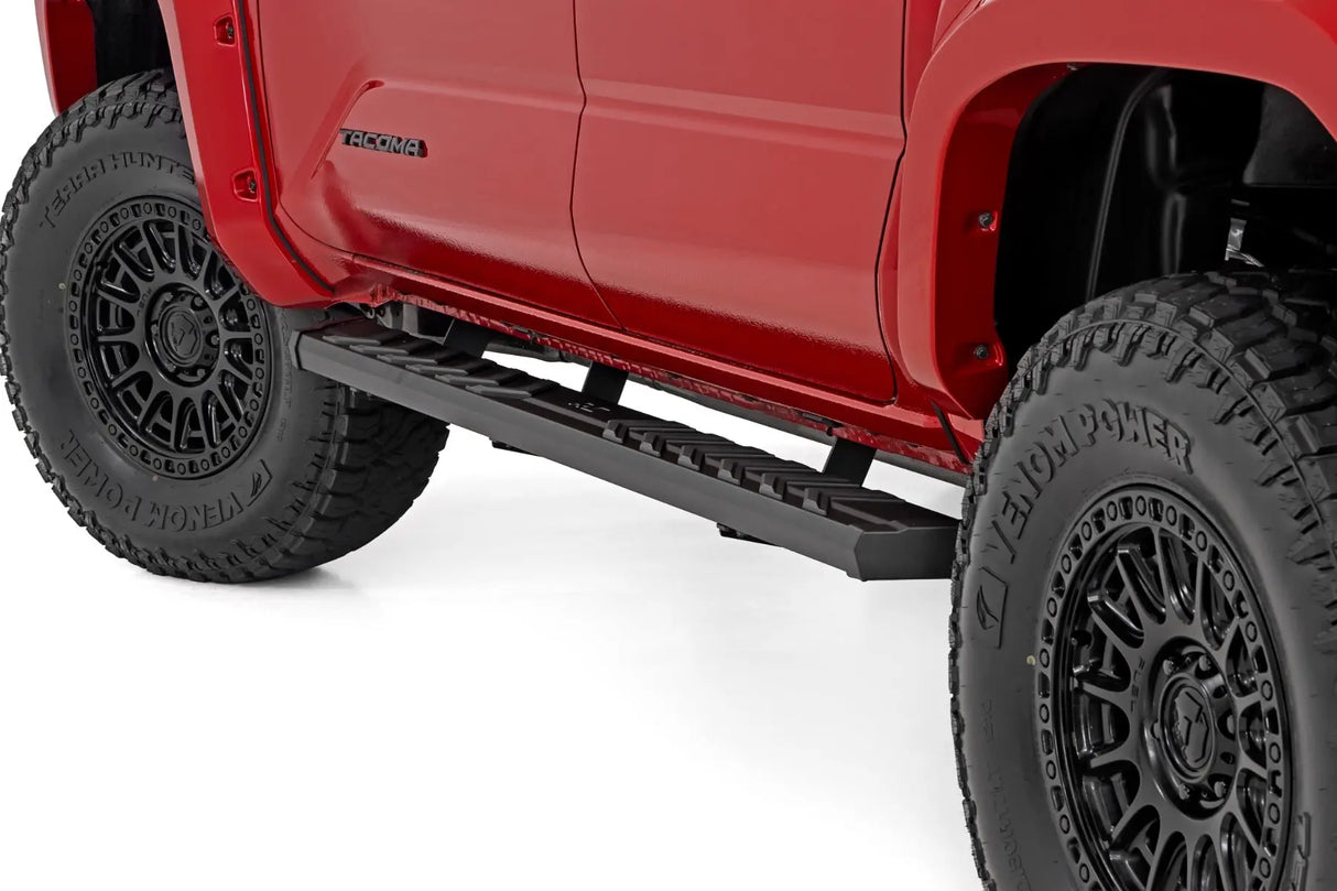 Rough Country BA2 Running Boards Side Step Bars Double Cab Toyota Tacoma 2024-2026 41013A