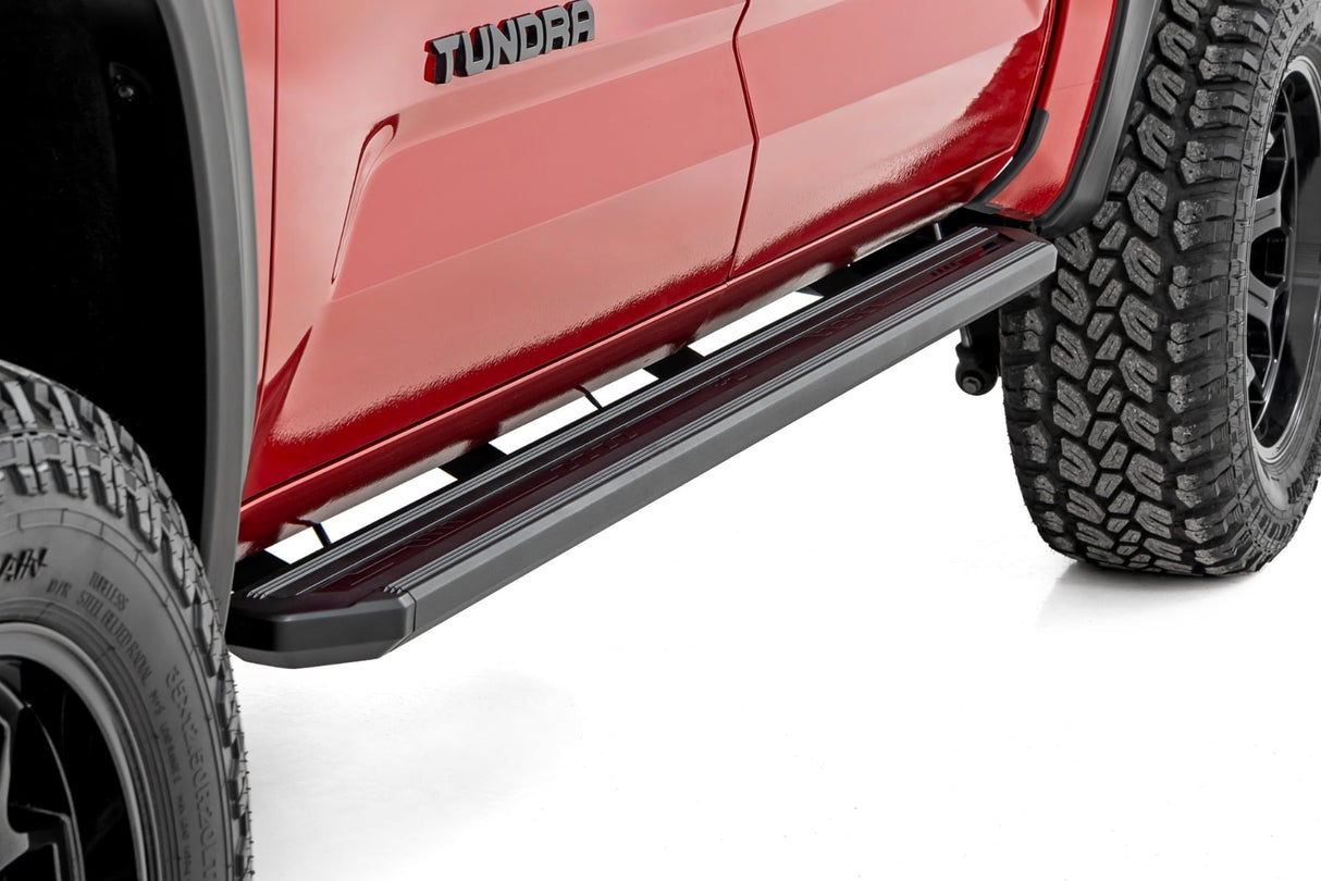 Rough Country Multi-Color LED Running Boards for 2022-2026 Toyota Tundra CrewMax