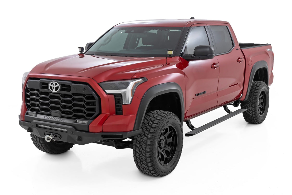 Rough Country HT-Series Power Running Boards for Toyota Tundra CrewMax 2022-26