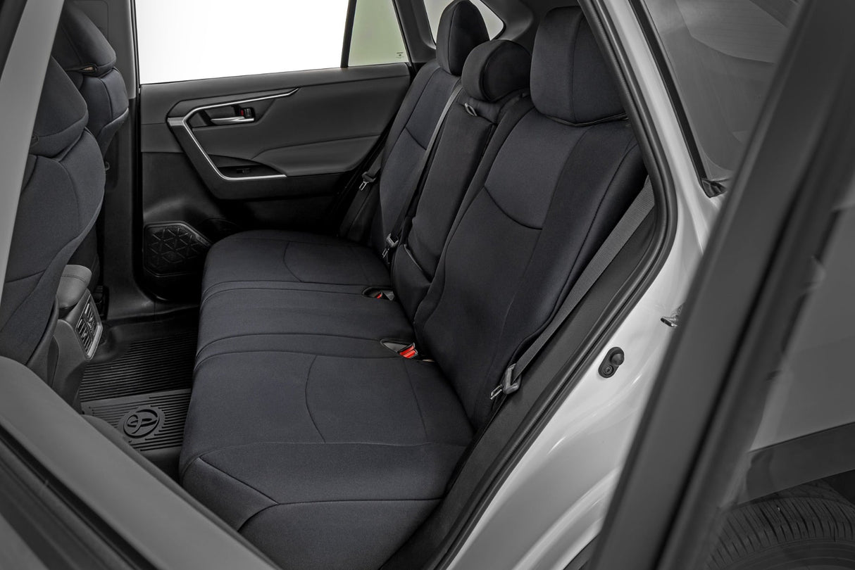 Rough Country Neoprene Seat Covers for Toyota RAV4 2019-2025