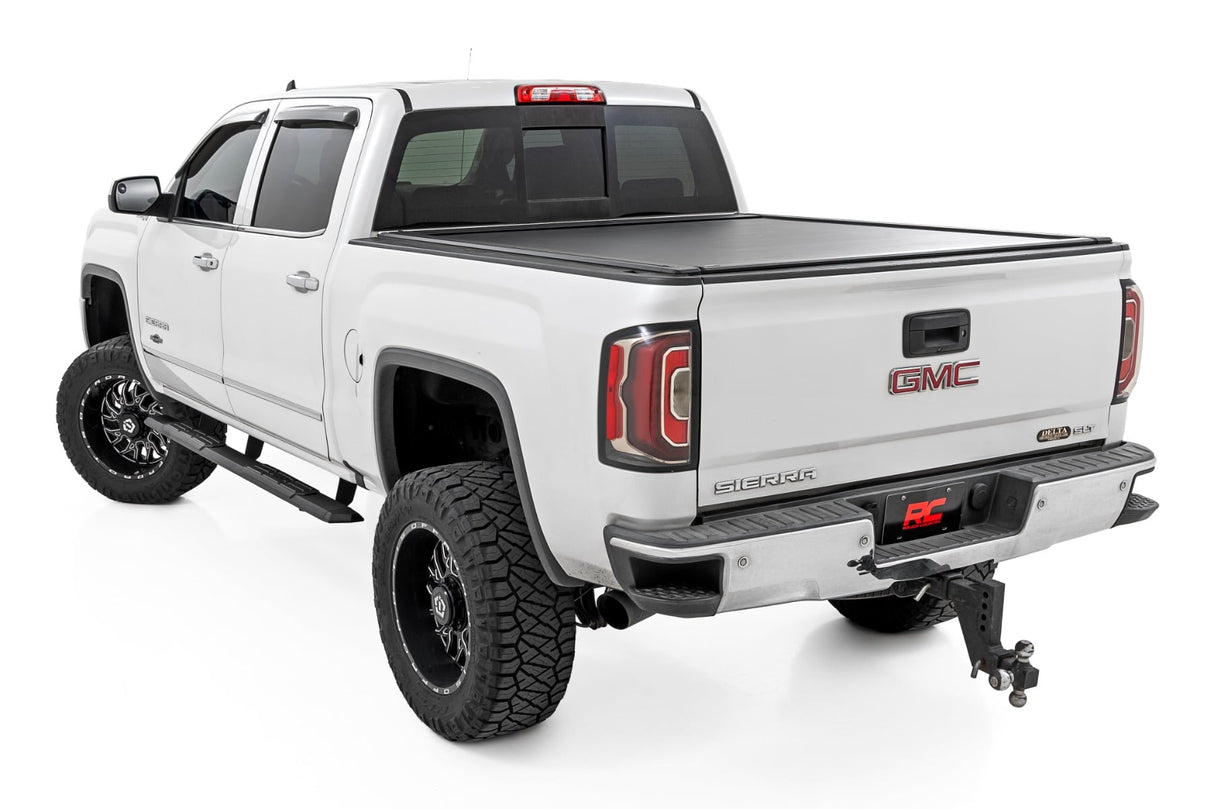 Rough Country TR2 Aluminum Running Boards for Chevy GMC Crew Cab