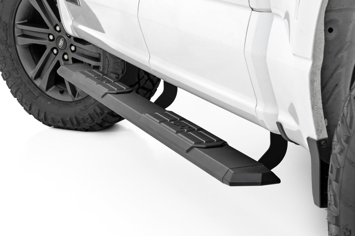 Rough Country TR2 Aluminum Running Boards for Ford F-150, Super Duty