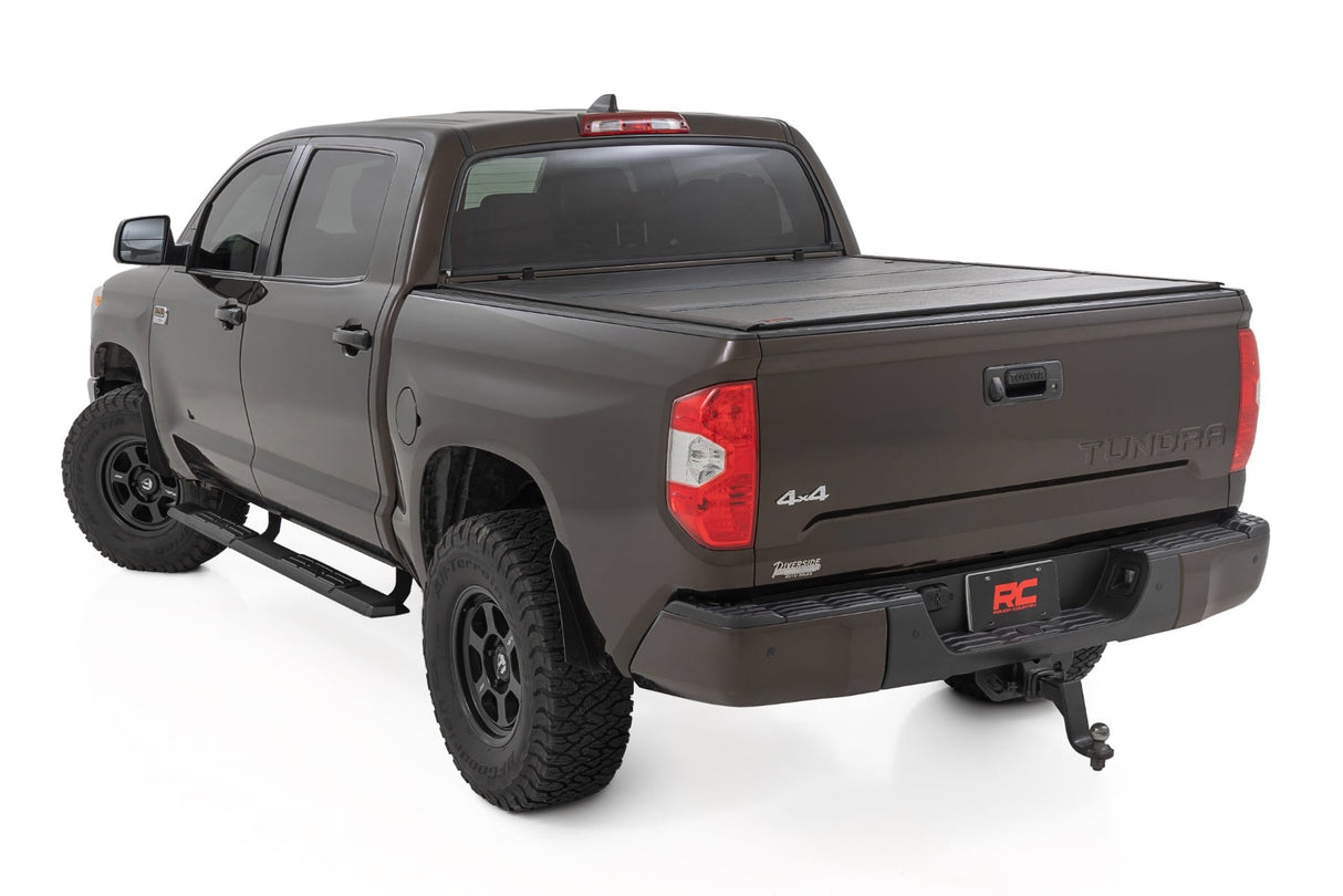 Rough Country TR2 Aluminum Running Boards for Toyota Tundra CrewMax