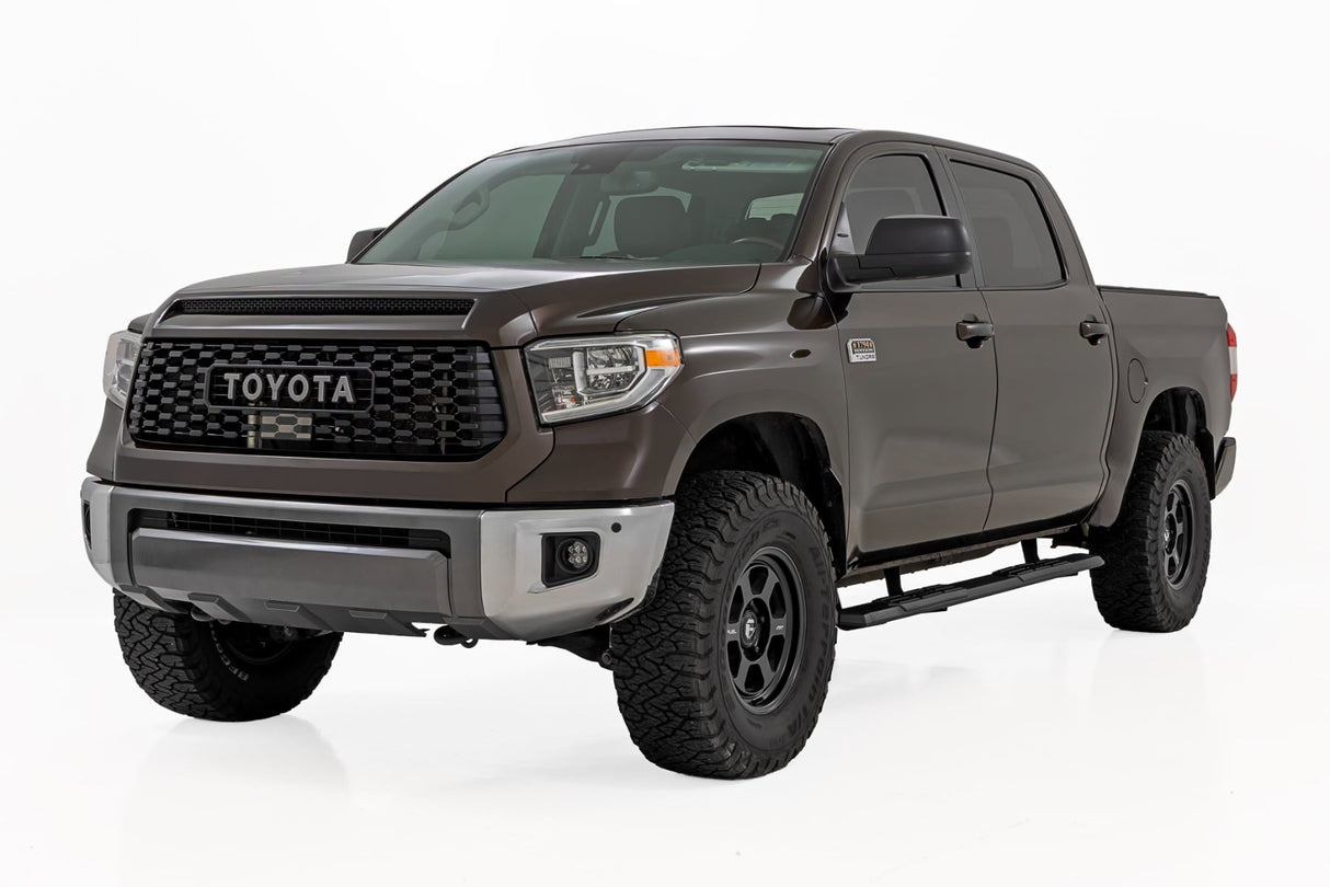 Rough Country TR2 Aluminum Running Boards for Toyota Tundra CrewMax