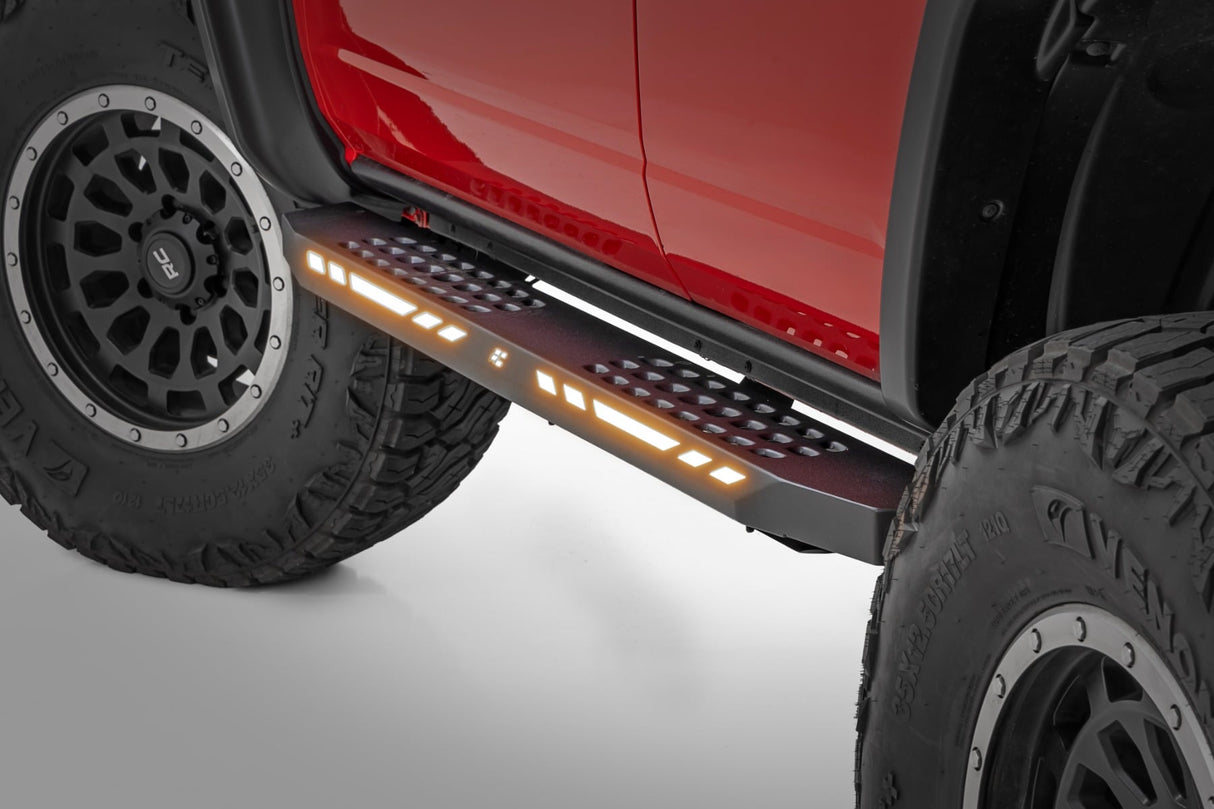 Rough Country AC2 Running Boards for 2021-2026 Ford Bronco 4-Door