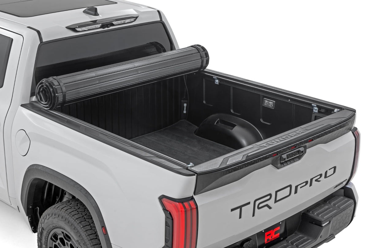 Rough Country Hard Roll Up Bed Cover Toyota Tundra 5'7" Bed 2022-2026