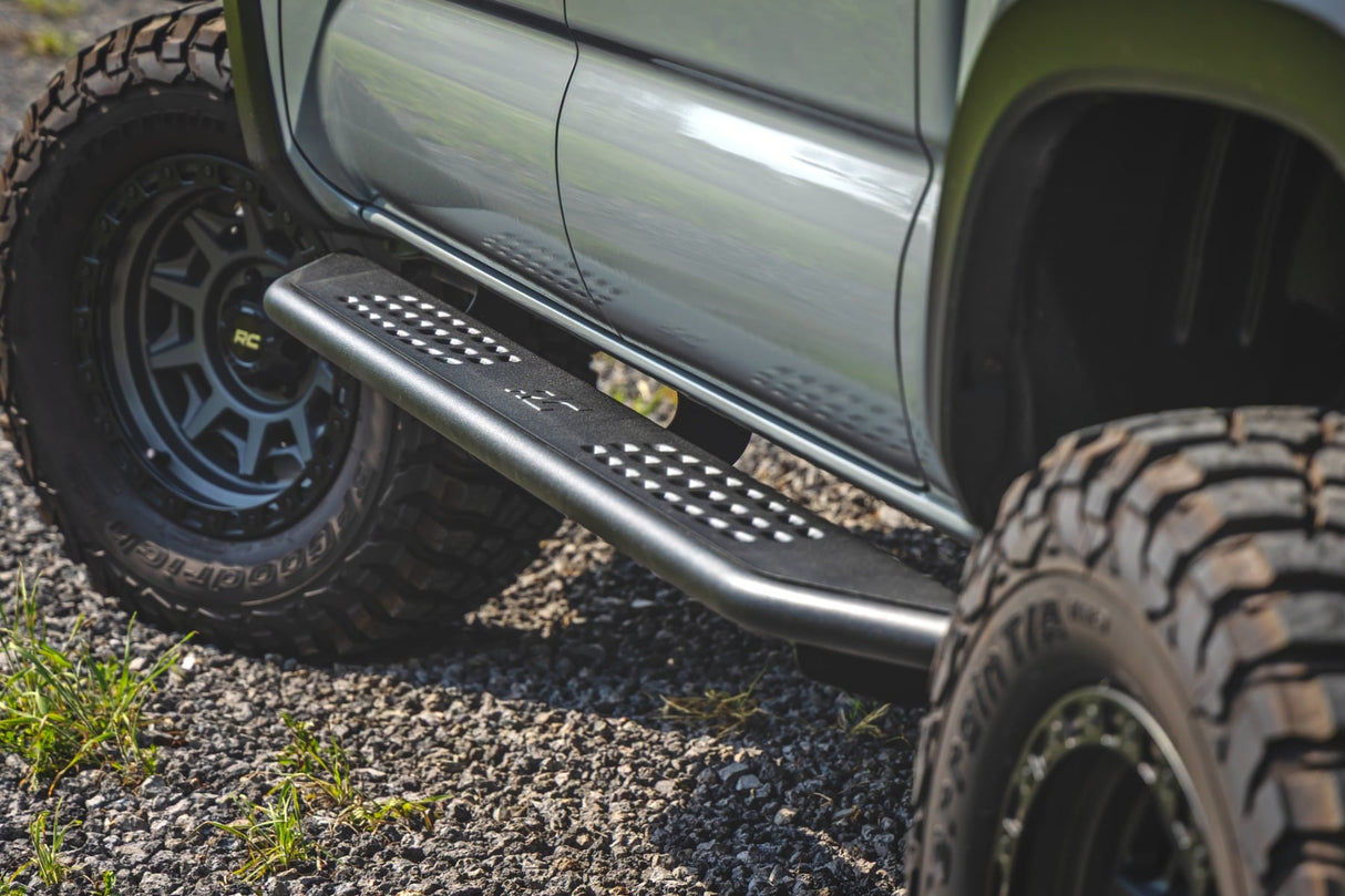 Rough Country OV2 Running Boards for Toyota Tacoma Crew Cab