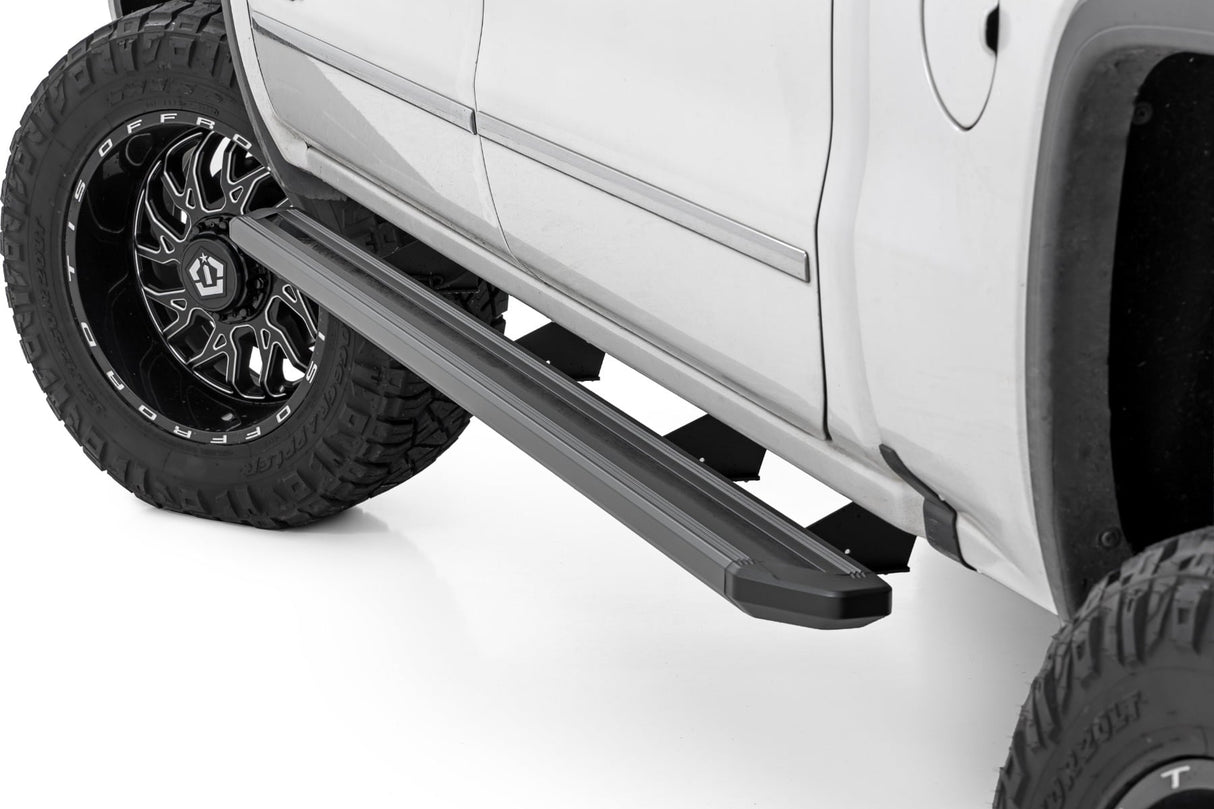 Rough Country Multi-Color LED Running Boards Chevy GMC Crew Cab