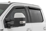 Rough Country Side Window Deflectors Ford F-150 F-250 F-350 Raptor