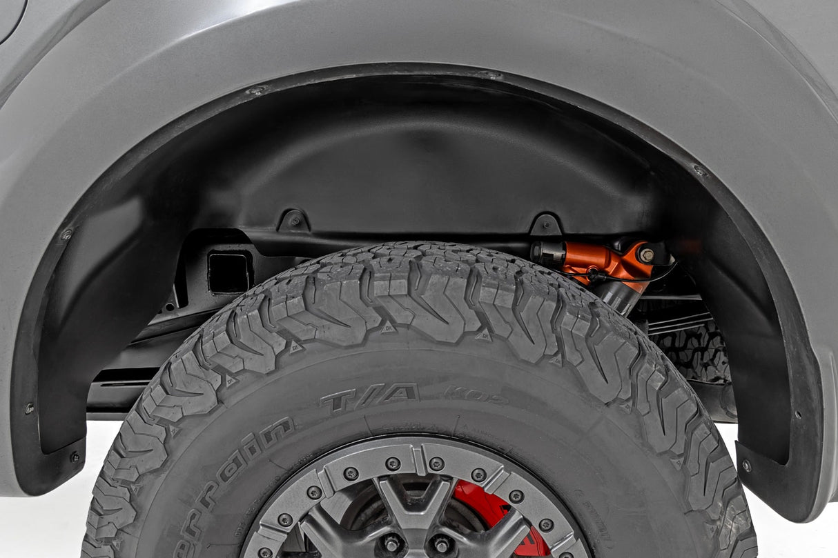 Rough Country Rear Wheel Well Liners Ford F-150 Raptor 2017-2020