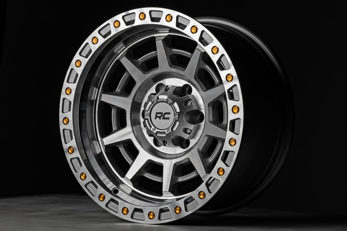 Rough Country 85 Series Wheel Simulated Beadlock 17x9 6x5.5