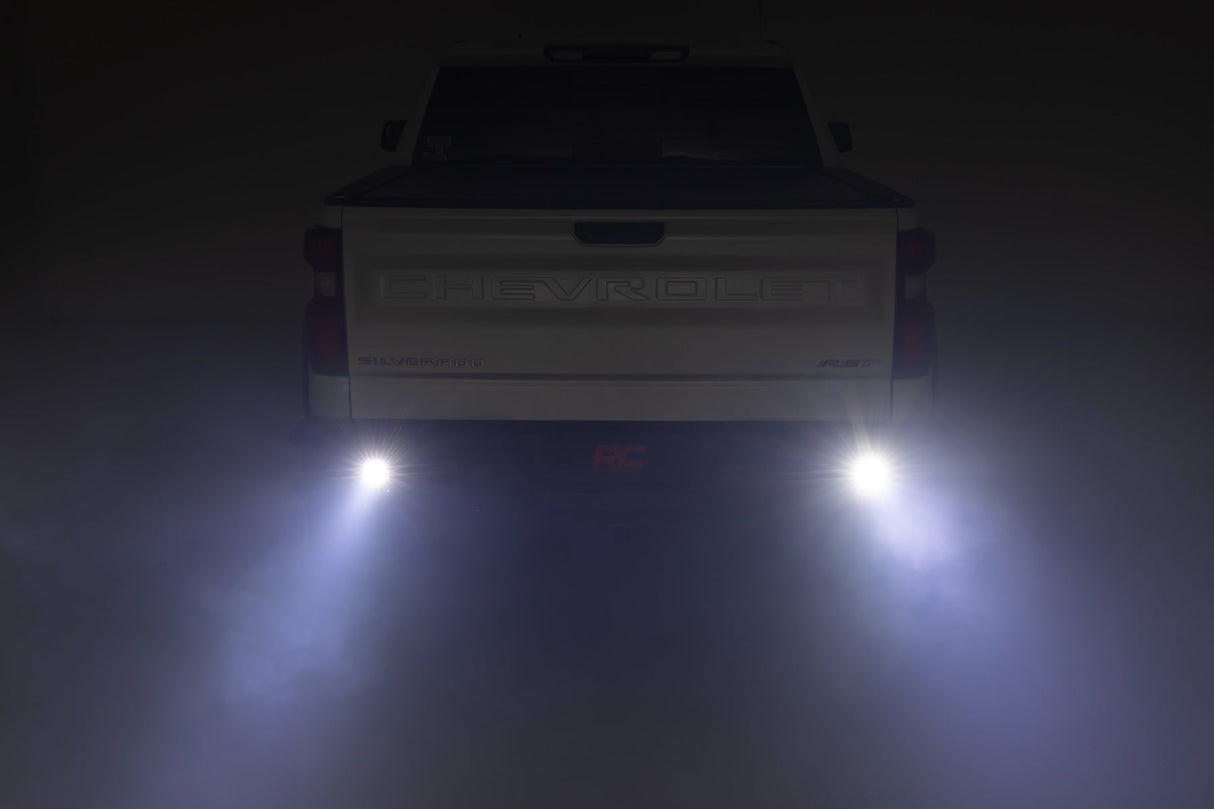 Rough Country Tubular Rear LED Bumper Chevy Silverado 1500 2019-2026