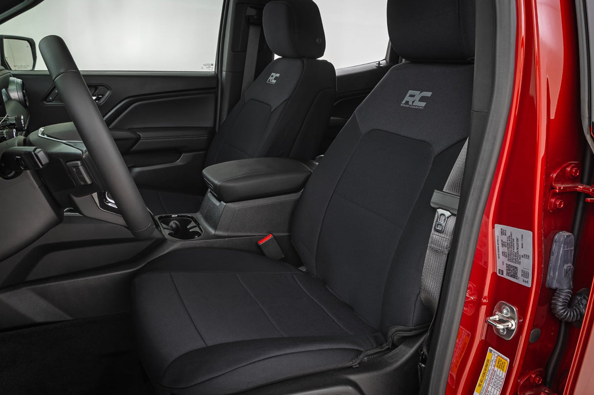 Rough Country Neoprene Seat Covers for 2023-2026 Chevy/GMC Canyon Colorado