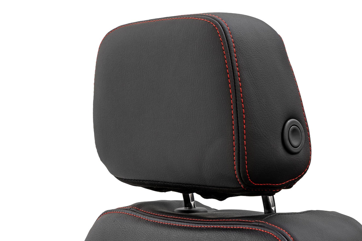 Rough Country Leather Seat Covers for Chevy Silverado Sierra 1500