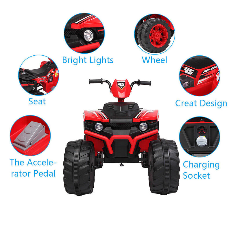 ALL Terrain Vehicle with Dual Drive and 12V7AH Battery - No Remote Control