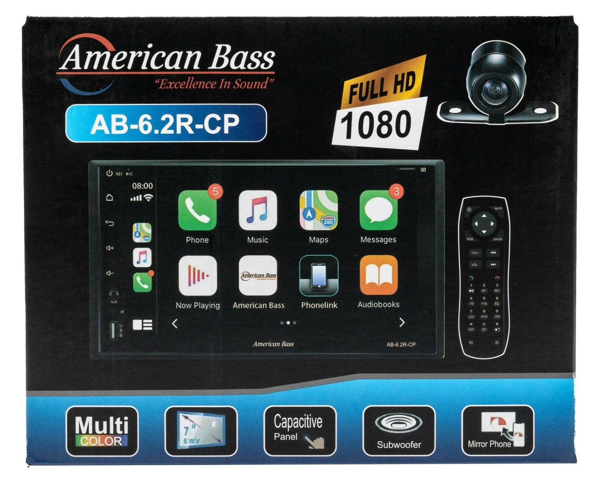 American Bass Car Play Radio 6.2R