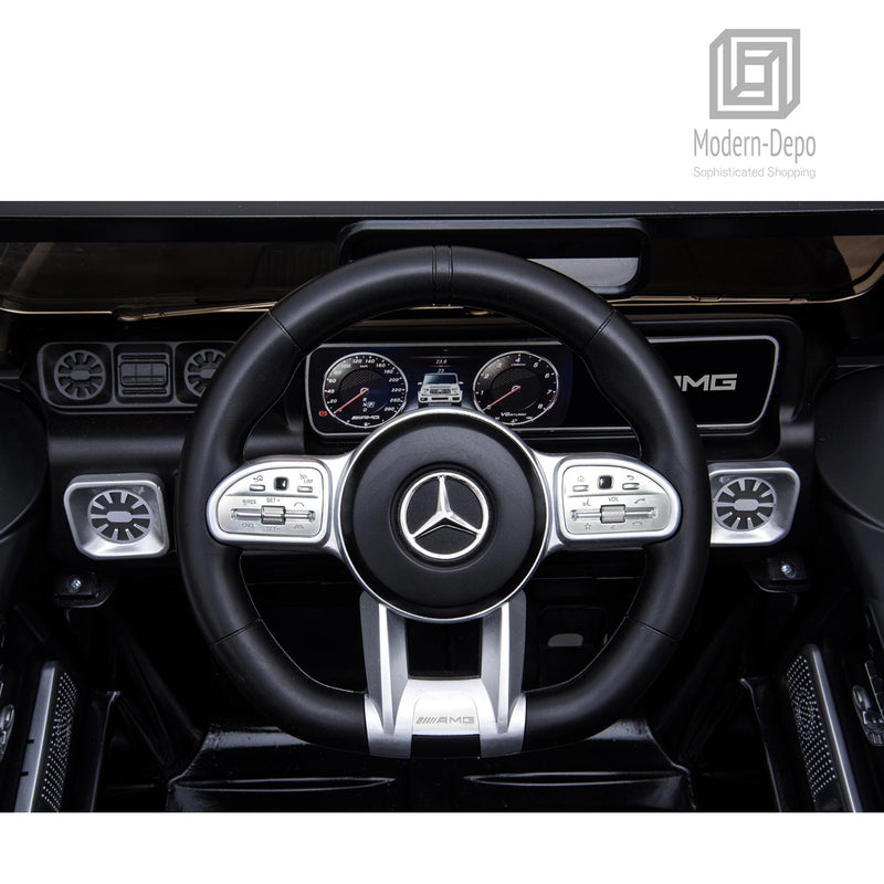 AMG G63 Licensed Ride On Car with Remote Control and Music - 12V SUV Toy by Mercedes Benz