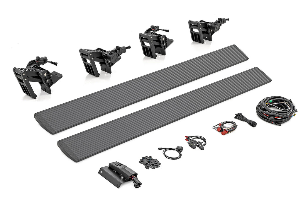 Rough Country Power Running Boards Dual Electric Motor | Chevy/GMC 1500/2500HD/3500HD (19-25)