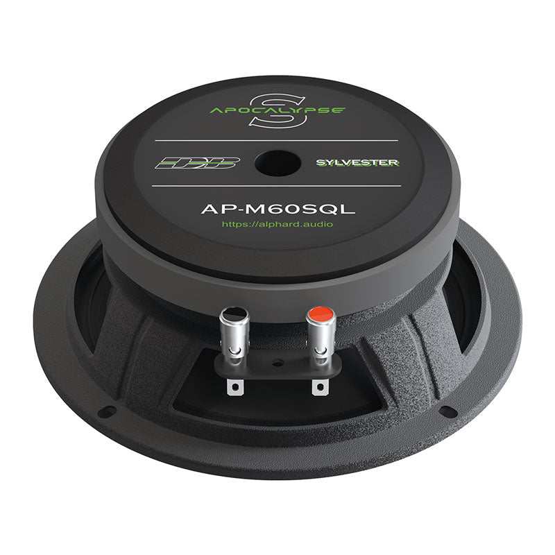 Deaf Bonce Apocalypse AP-M60SQL 6.5" 150W RMS Sylvester Midrange Speakers (Pair) Deaf Bonce