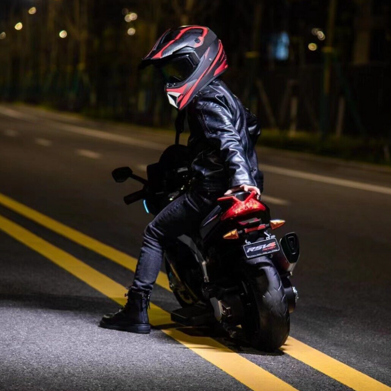 Aprilia 24V Kids Electric MotorBike with Battery Power and LED Lights