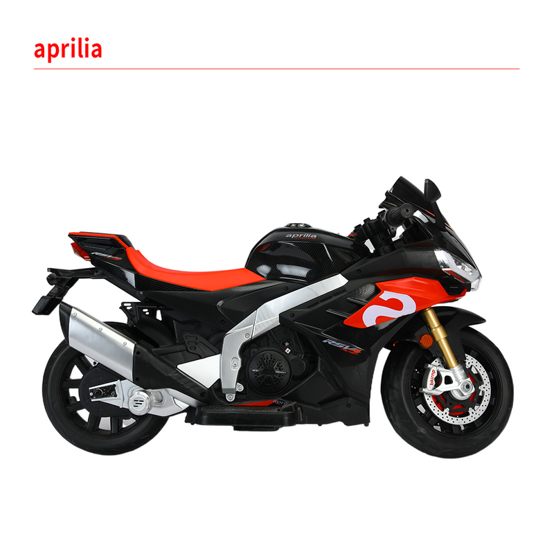 Aprilia 24V Kids Electric MotorBike with Battery Power and LED Lights