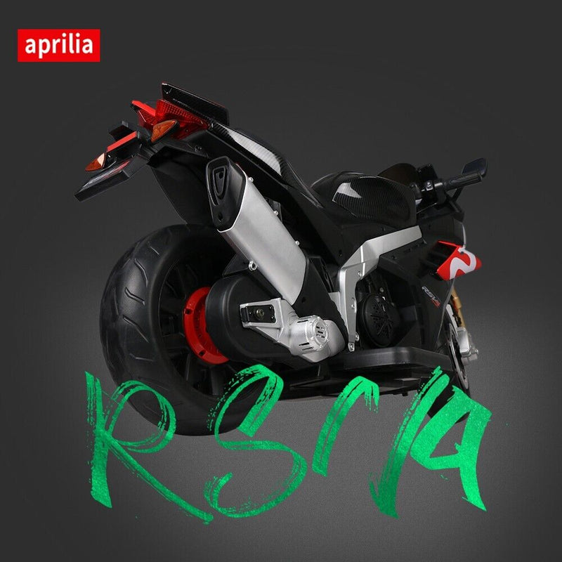 Aprilia 24V Kids Electric Motorbike with Dual 150W BLDC Motors - Speeds up to 12MPH